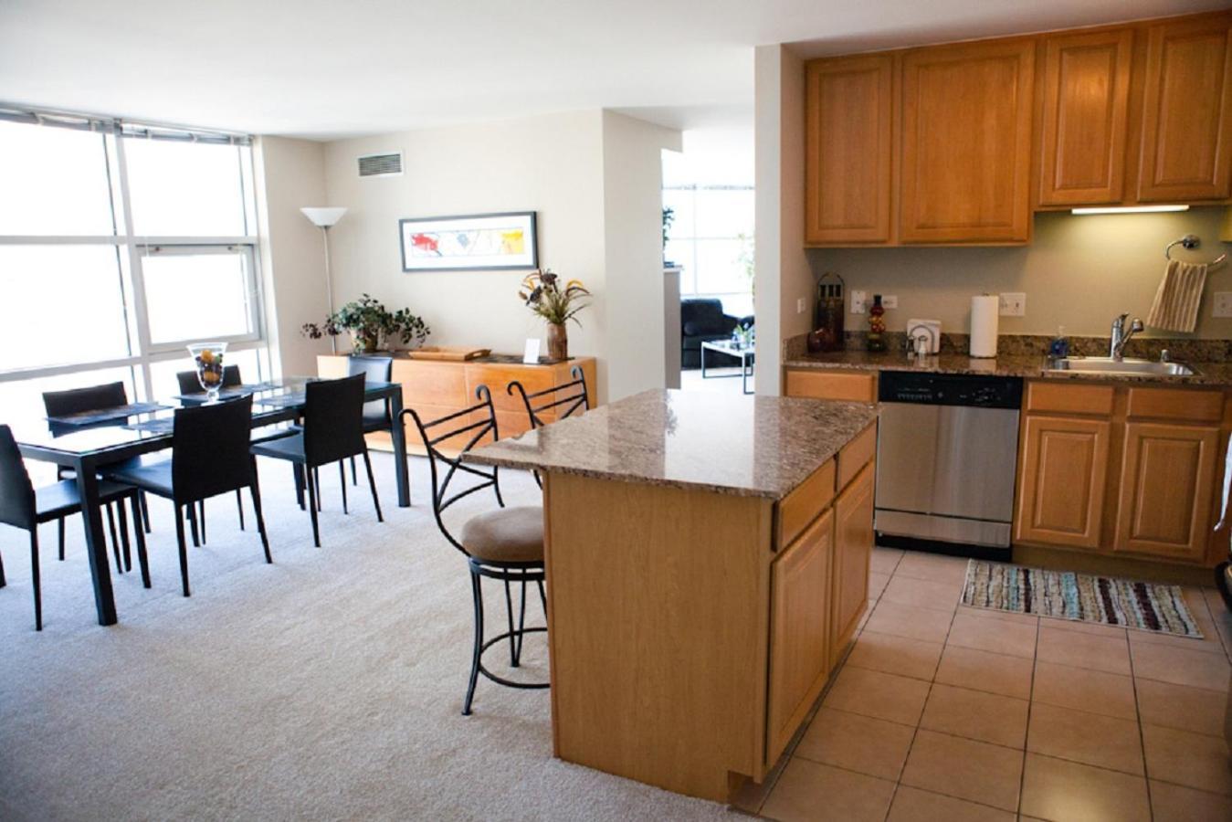 The Penthouse At Grand Plaza Aparthotel Chicago Bagian luar foto